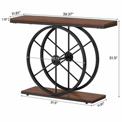 Monda Entryway Hallway table Console Media LED Table
