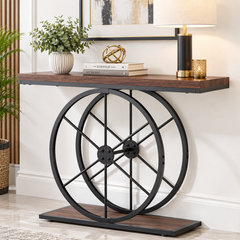Monda Entryway Hallway table Console Media LED Table