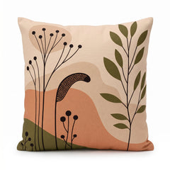 Designer Nature Inspired Printed Cushion Covers - (Pack of 4) For Living Room, Bed Room, Home Decor