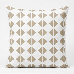 Beige Elegance Printed Cushion Covers - (Pack of 6) For Living Room, Bed Room, Home Decor