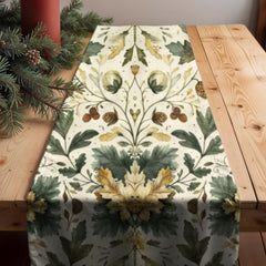 Autumn Acorn Symphony Table Runner