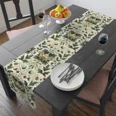 Autumn Acorn Symphony Table Runner