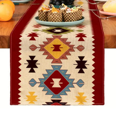 Vibrant Bohemian Table Runner