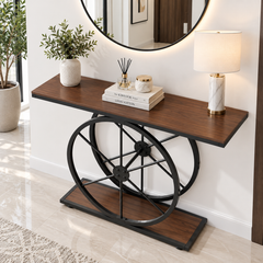 Monda Entryway Hallway table Console Media LED Table