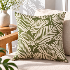 Teal Folk Floral Medallion Printed Cushion Covers (Pack of 3) (Copy)