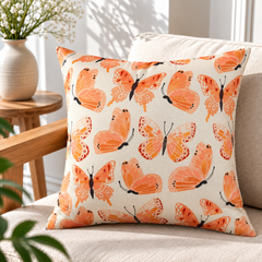 Teal Folk Floral Medallion Printed Cushion Covers (Pack of 3)