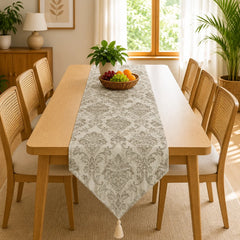 Regency Weave Table Runner In Matelassé Fabric 003