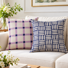Violet Reverie Printed Cushion Cover Pack of 2
