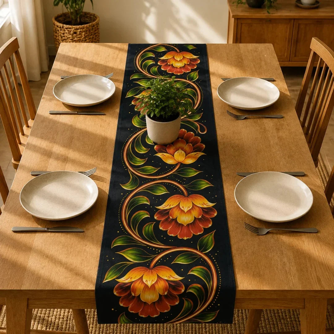Enchanted Bloom Table Runner