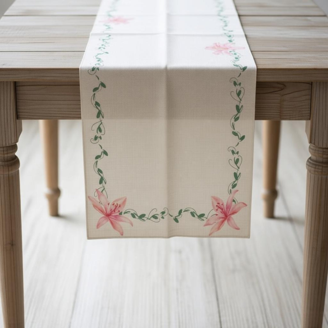 Feathered Charm Table Runner