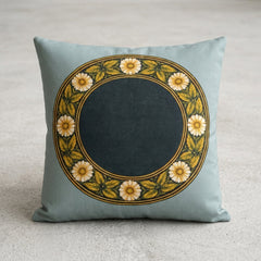 French White Birds and Flowers Cushion Cover Pack of 4