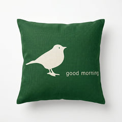Whimsy Woods Nature Printed Cushion Covers - (Pack of 3)