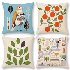 Next-Gen Luxury & Designer Printed Cushion Covers - (Pack of 4) For Living Room, Bed Room, Home Decor