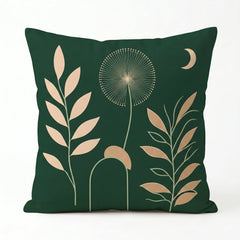 Designer Nature Inspired Printed Cushion Covers - (Pack of 4) For Living Room, Bed Room, Home Decor