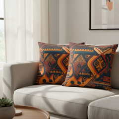 Modern Tribal  Cushions Cover Pack of 2