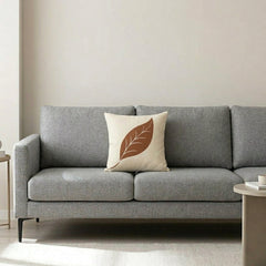 Terracotta Leaf Luxe Printed Cushion Covers - (Pack of 5) For Living Room, Bed Room, Home Decor