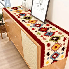 Vibrant Bohemian Table Runner