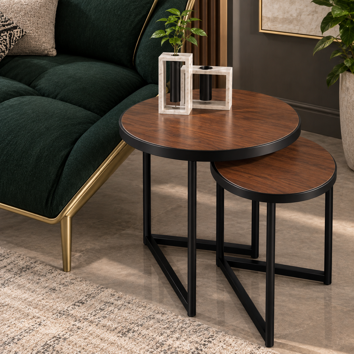 Cellarette Living Dining Room Nesting Table (Set of 2)
